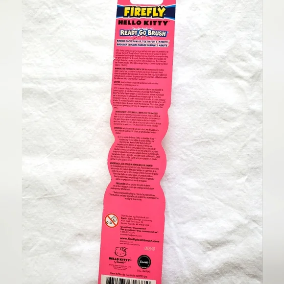 Hello Kitty Ready Go Toothbrush, 1 Minute Light Up Timer, Suction Base, NEW - Picture 3 of 3